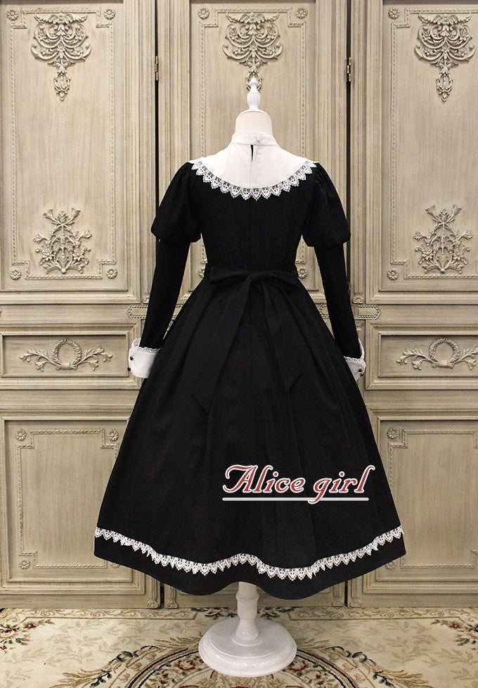 【予約販売】英国風メイドとシスターの2wayロングワンピース