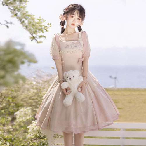 Little Peach スウィートフェアリー半袖ワンピース