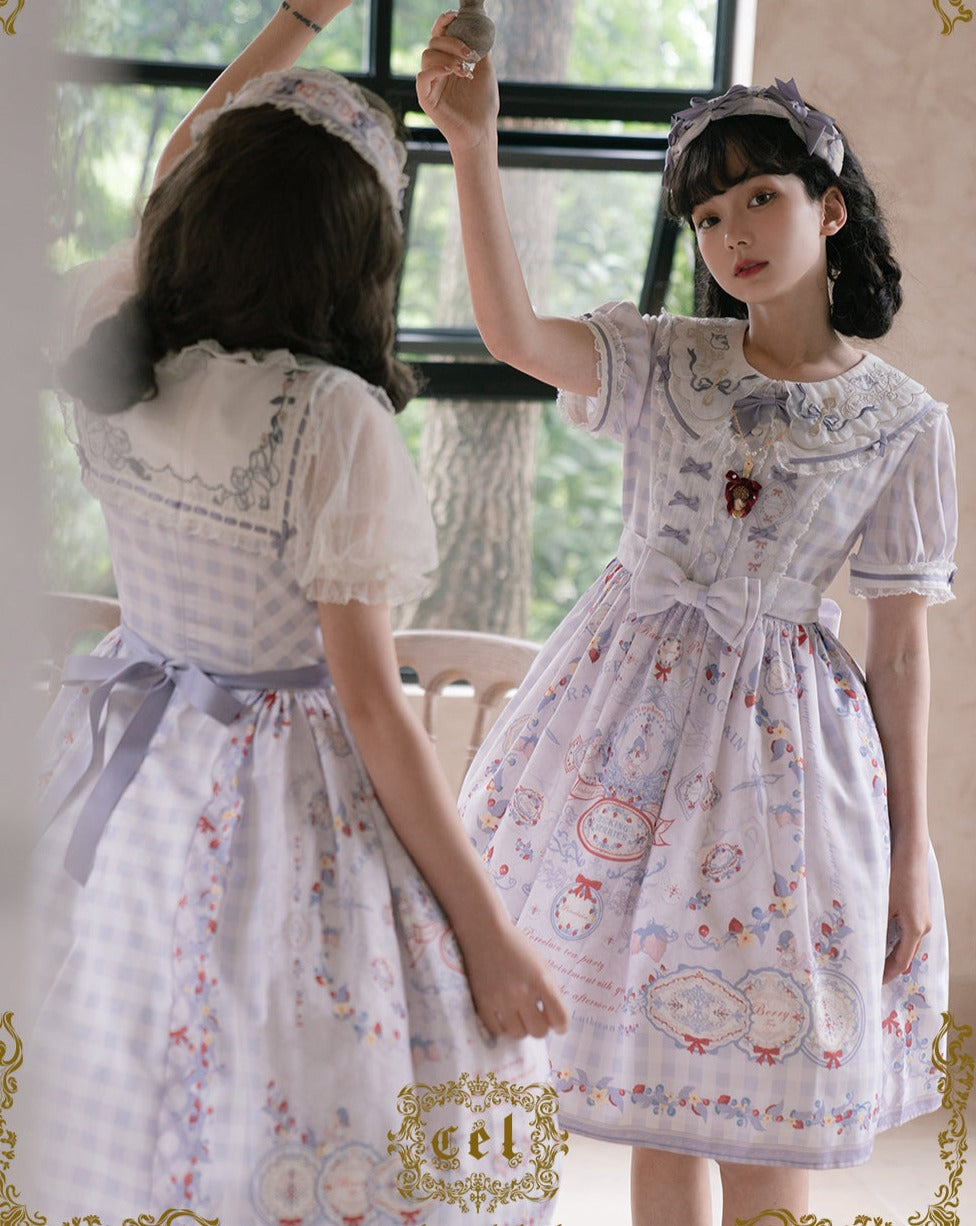 Porcelain Teaparty pastel dress