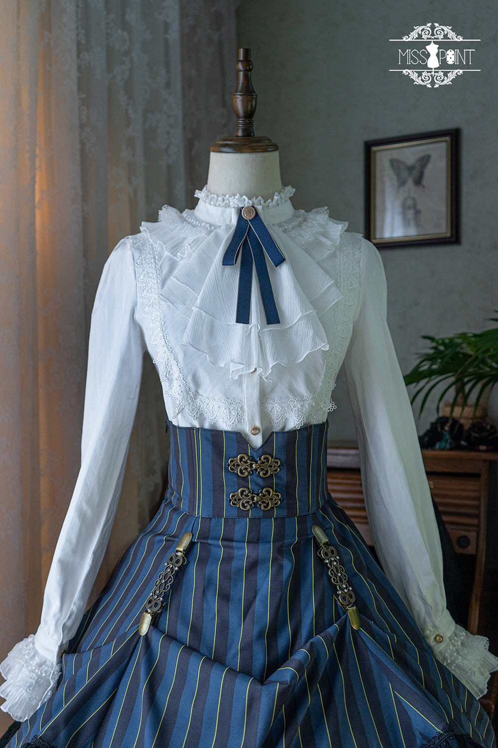 Elegant stand-up collar blouse of the feudal lord [20% off for combined purchases]