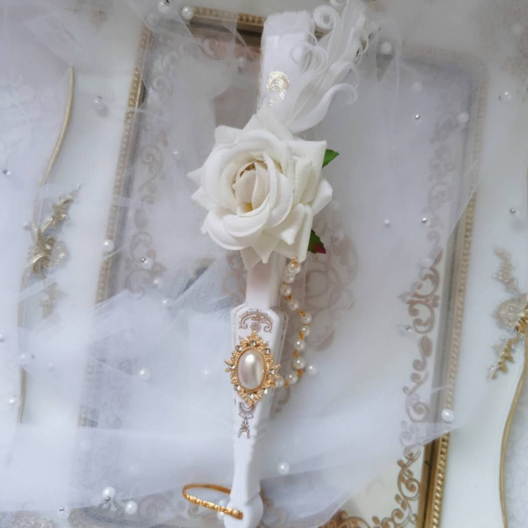 Gothic Lolita Rose Elegant Fan All 2 colors