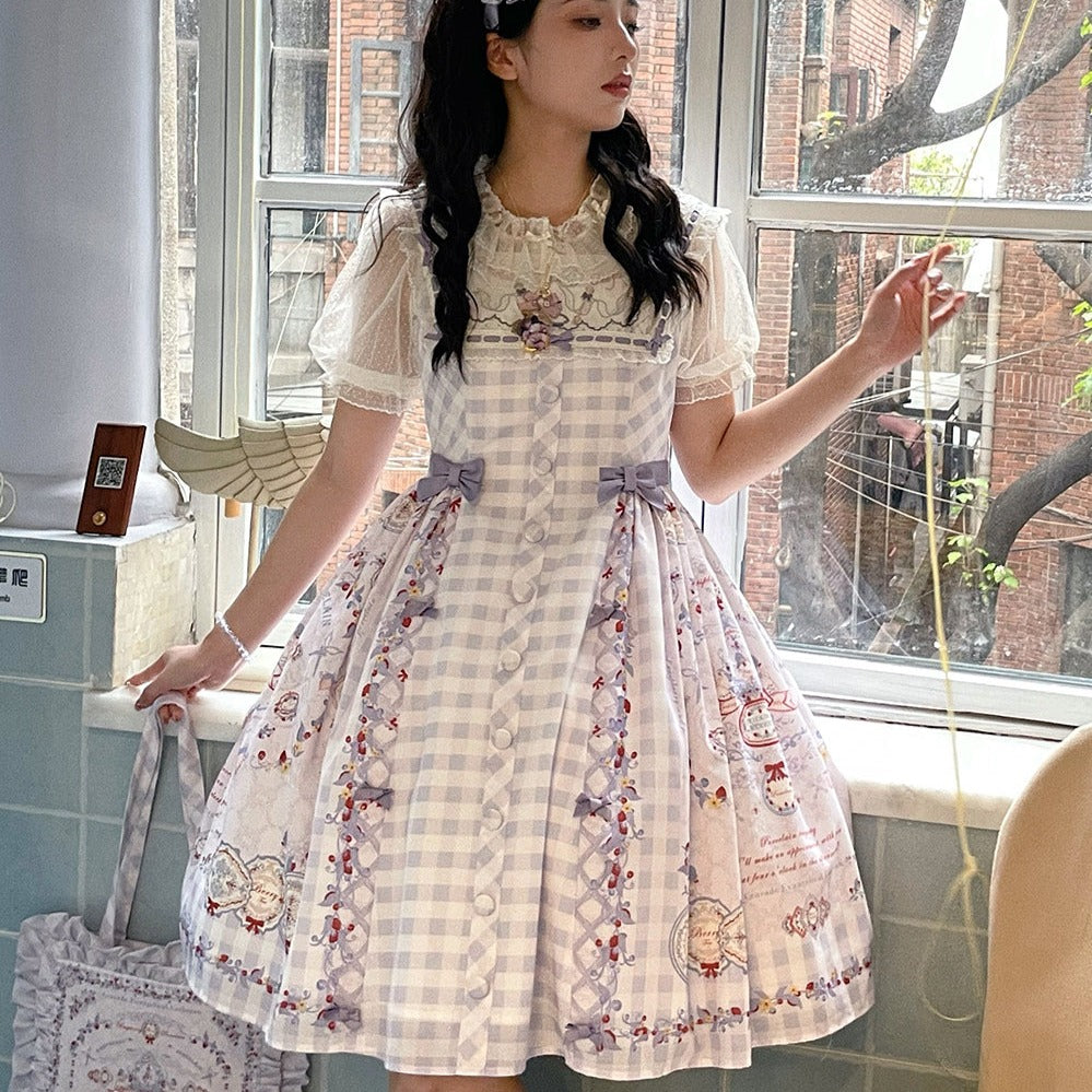 Porcelain Teaparty パステルカラージャンパースカート