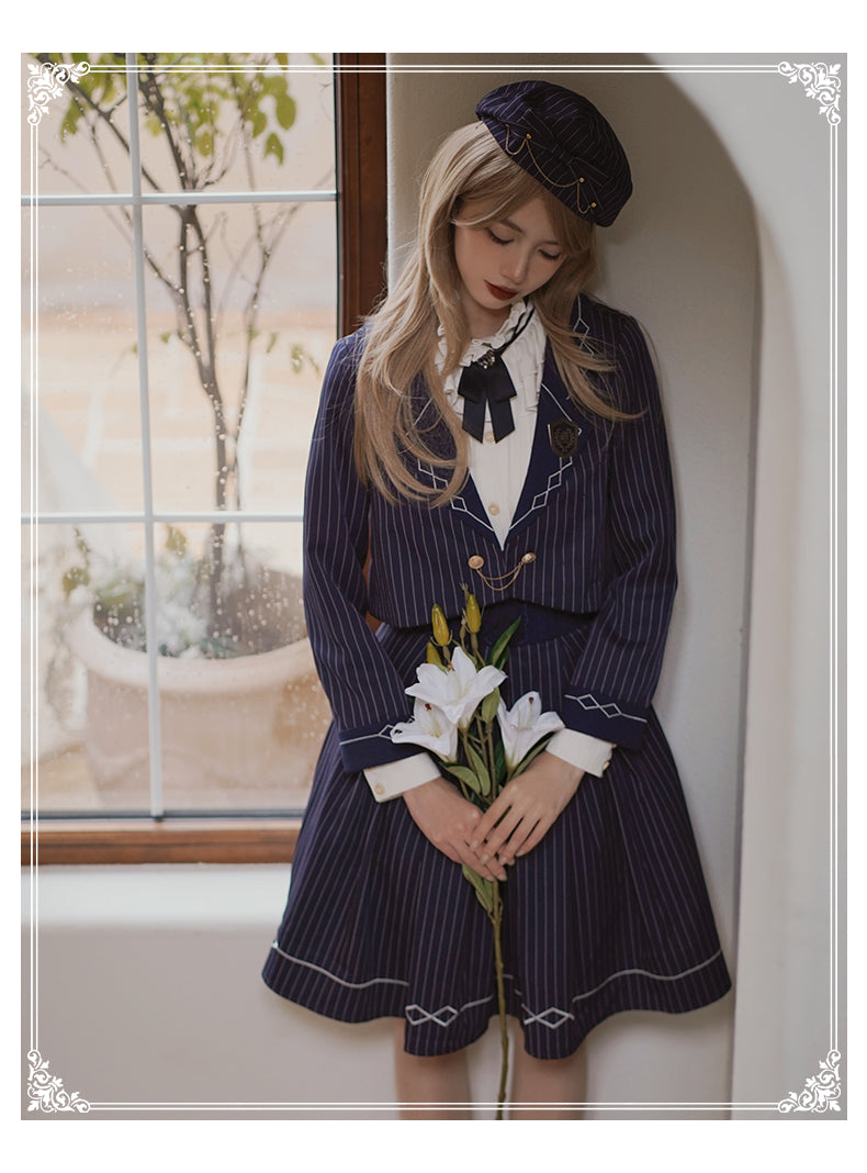 [Pre-order] Sakurajima Gakuin school uniform stripe setup