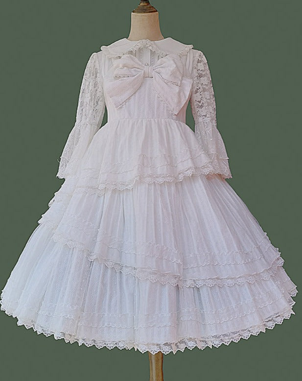 Tower of DawnJacquard cotton jumper skirt