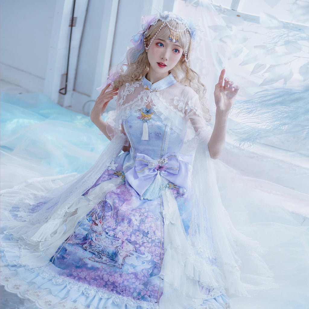 九色鹿 華ロリ プリンセスドレスフルセット