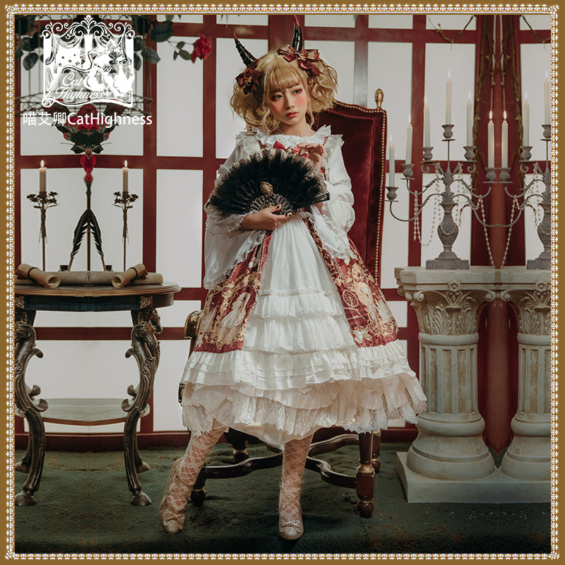 sleeping beauty frill jumper skirt