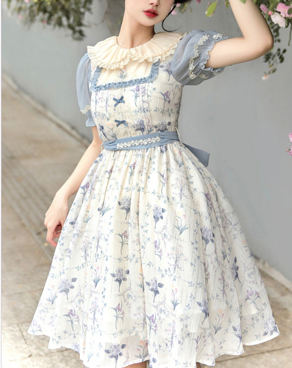 Summer Flower Wall Classical Dress All 3 types