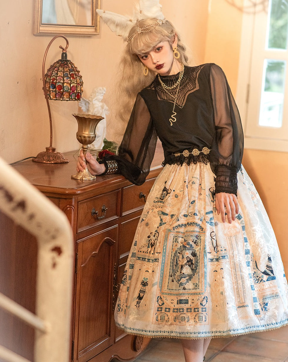 【予約販売】Twilight エジプト風ロリィタ シンプルスカート