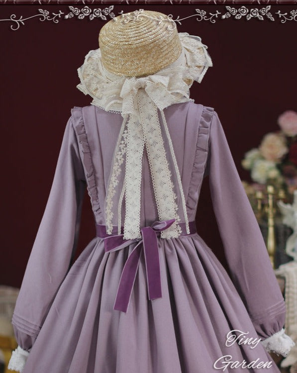 [Pre-order] British classical brushed dress