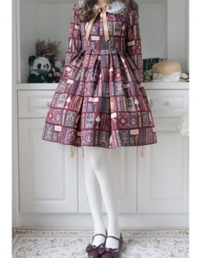 Book of Magic printed dress