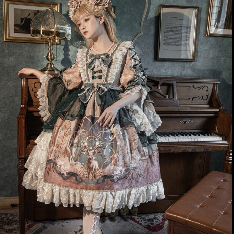 Classic Carole Lolita Dress full of retro feeling