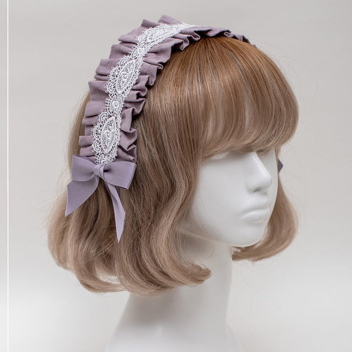 Classical cotton jacquard headdress and sleeves