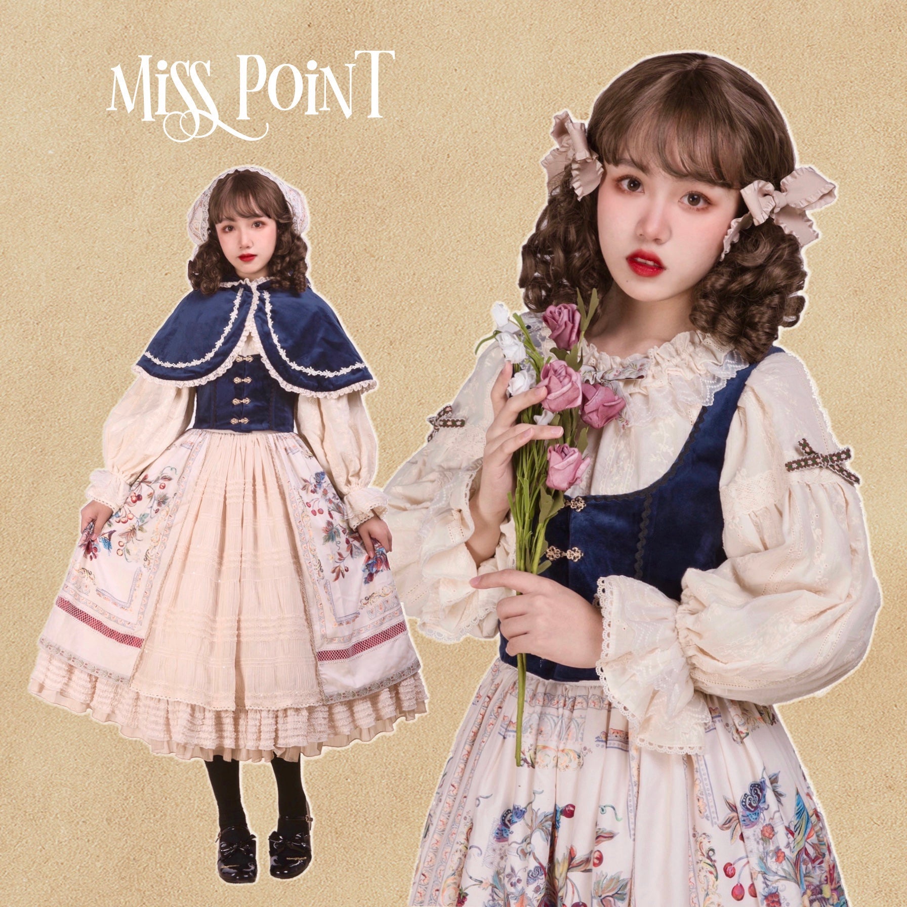 [Pre-order] Bavarian Girl Country-style Bone Vest