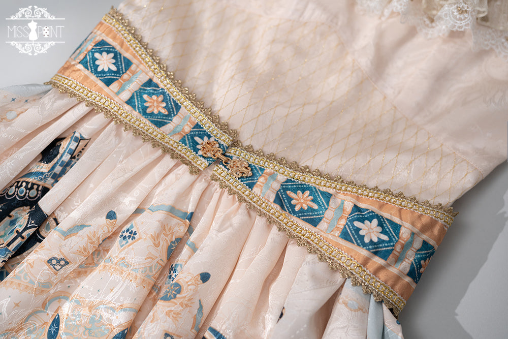 [Pre-order] Twilight Egyptian Lolita Frill Jumper Skirt