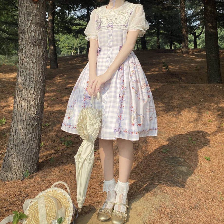 Porcelain Teaparty パステルカラージャンパースカート