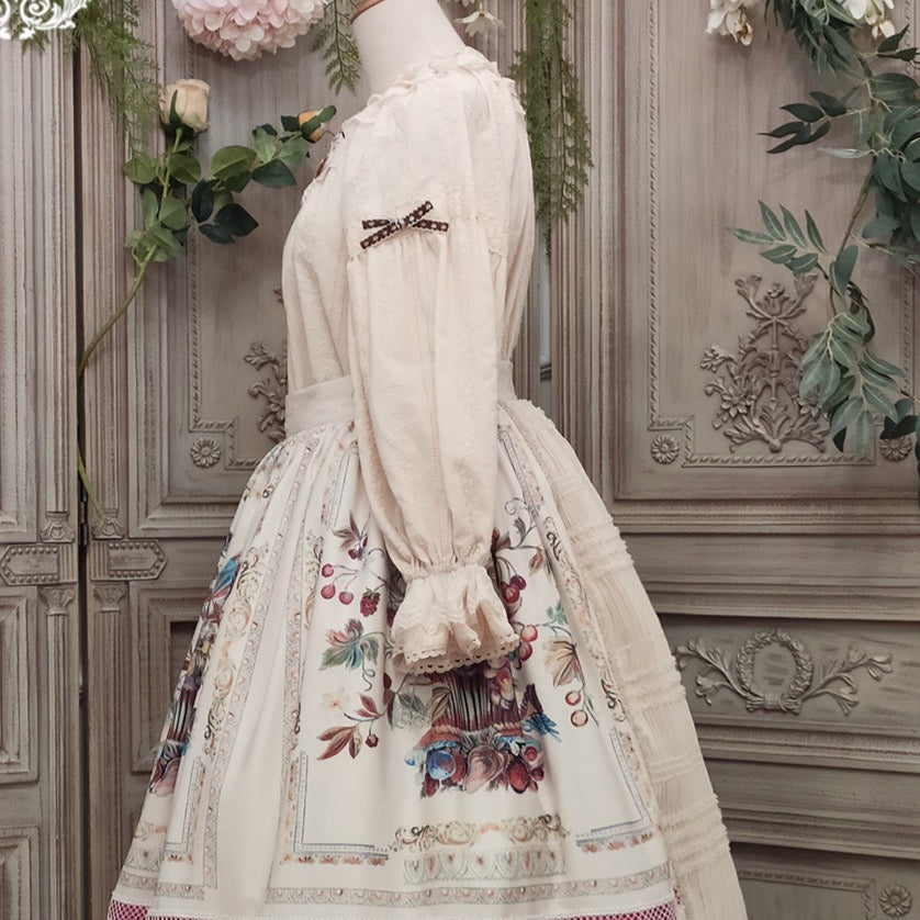 【予約販売】バイエルンの少女 カントリー風ブラウス【合わせ買いで20%OFF】