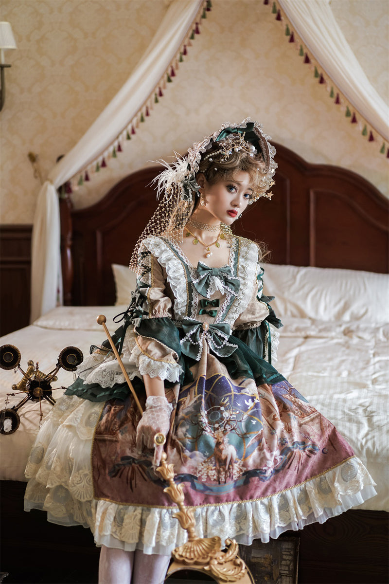 Classic Carole Lolita Dress full of retro feeling