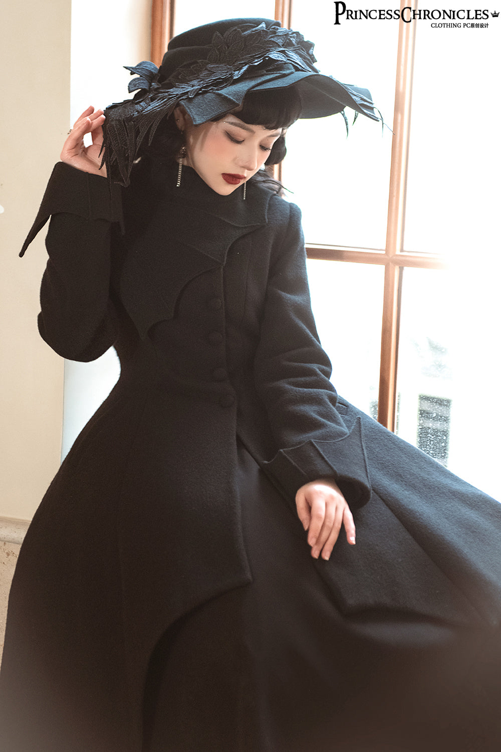 Gothic lolita bat black coat – ロリータファッション通販RonRon