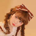 white lace ribbon headband