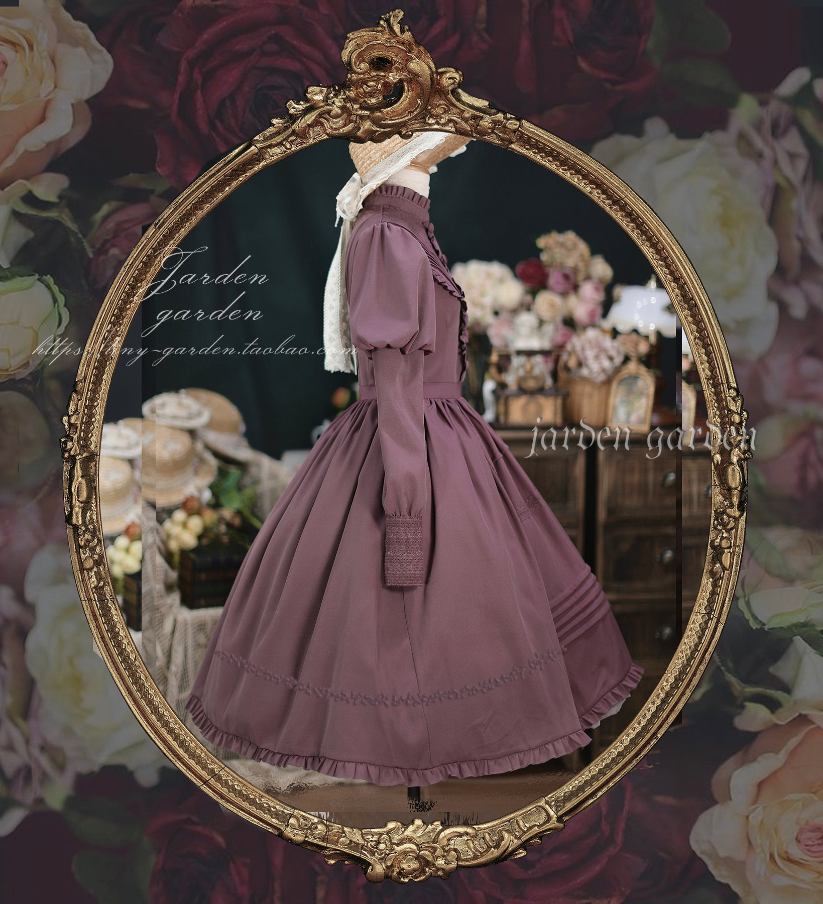 [Pre-order] Black Forest Classic Gigot Sleeve Dress