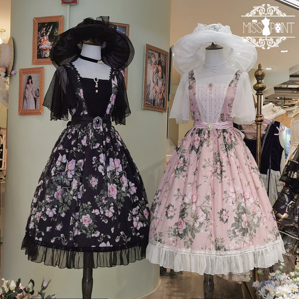 [Pre-order] Rose Garden Flying Sleeve Classic Lolita Dress