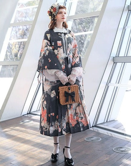Japanese loli moss peach blooming elegant skirt