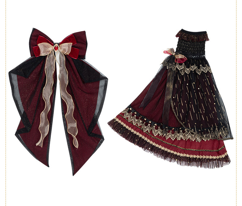 [Pre-order] Elegant Palace Print Retro Lolita Dress