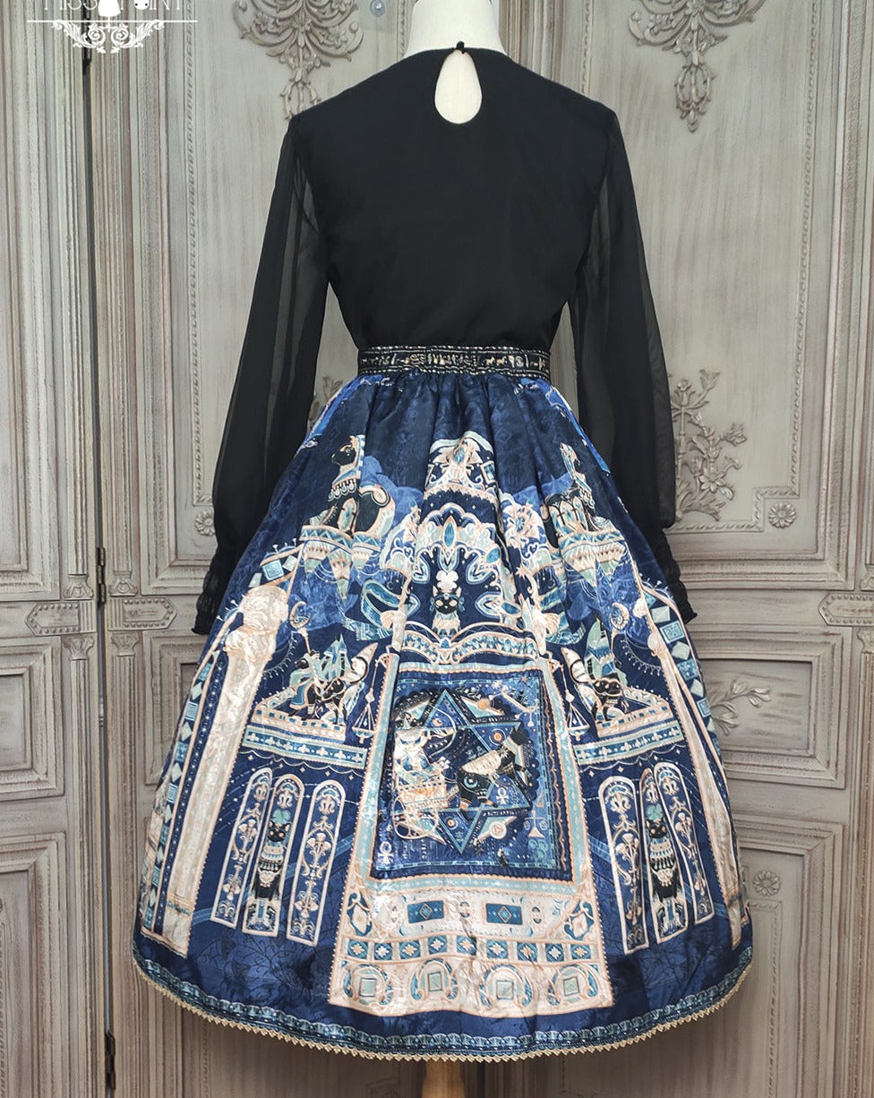Twilight Egyptian Lolita Simple Skirt