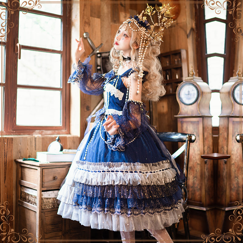 [Pre-order] Starry Sky Elegant Lolita Dress