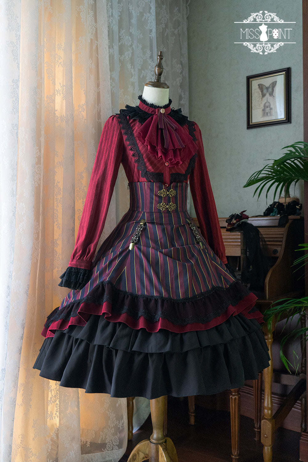 Elegant stand-up collar blouse of the feudal lord [20% off for combined purchases]