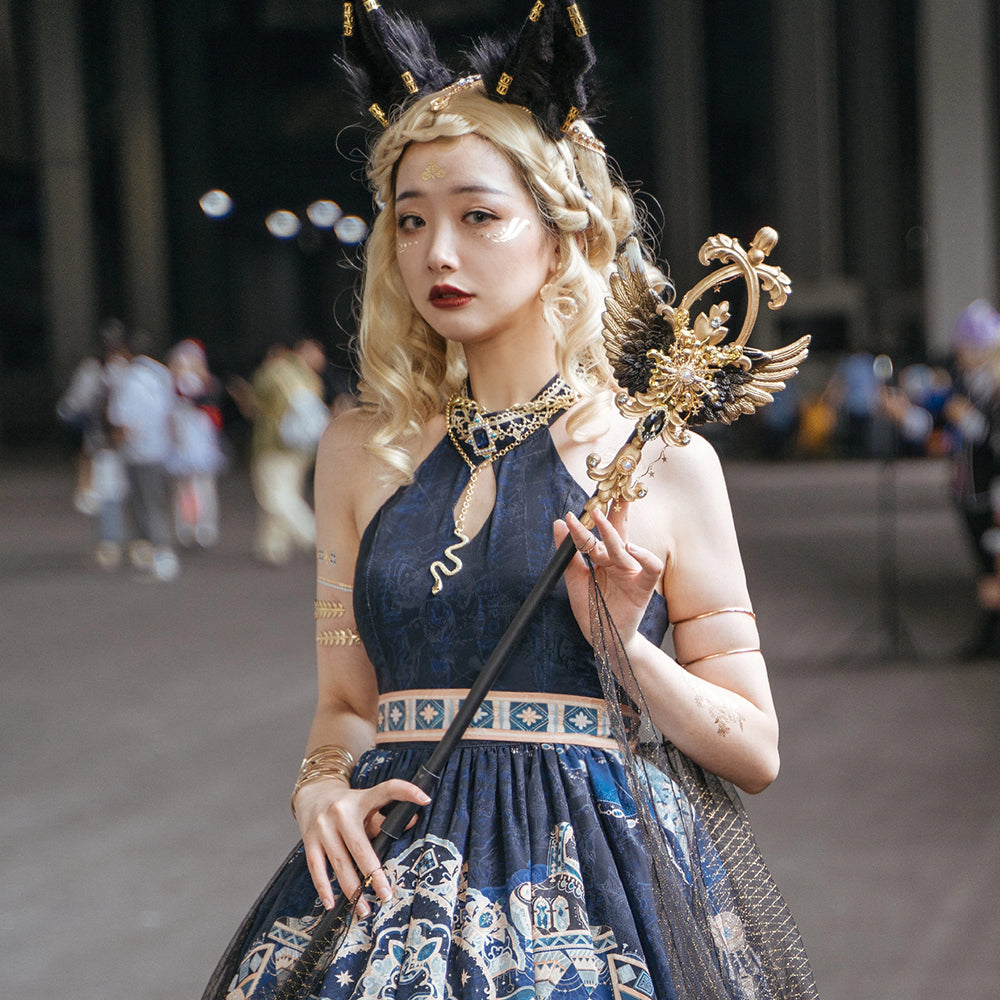 [Simultaneous purchase only] Twilight Egyptian Lolita Accessory, Sash Ribbon, etc.