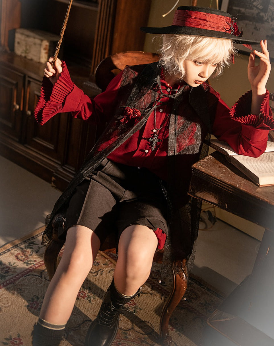 [Pre-order] Ukimitsu Mikage Prince Series Spider Sheer Long Gilet
