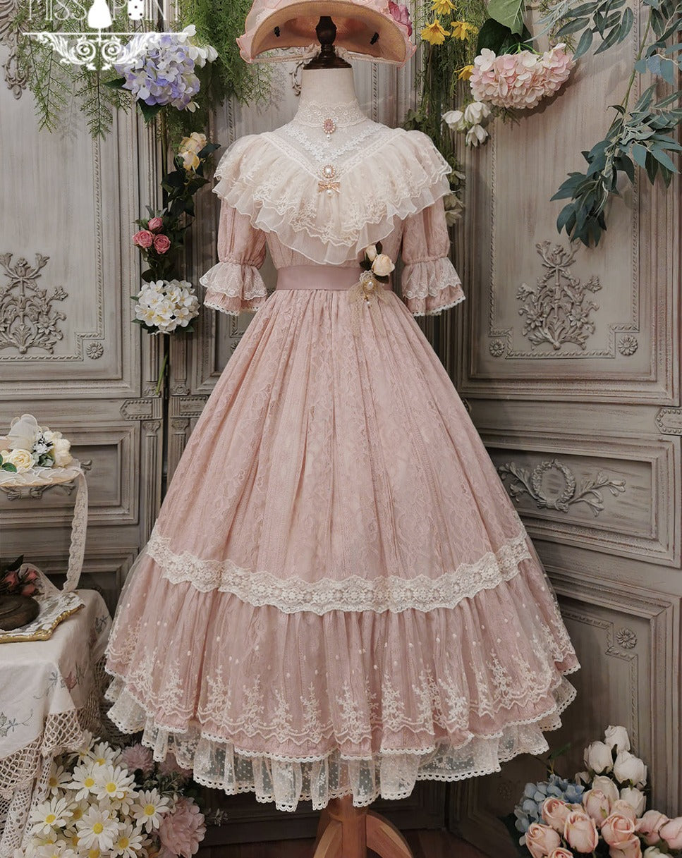 [Pre-order] Edwardian Elegant Lace Classic Lolita Dress