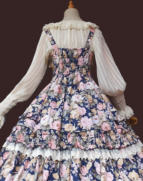 Wall of Rose Elegant Classical Jumper Skirt