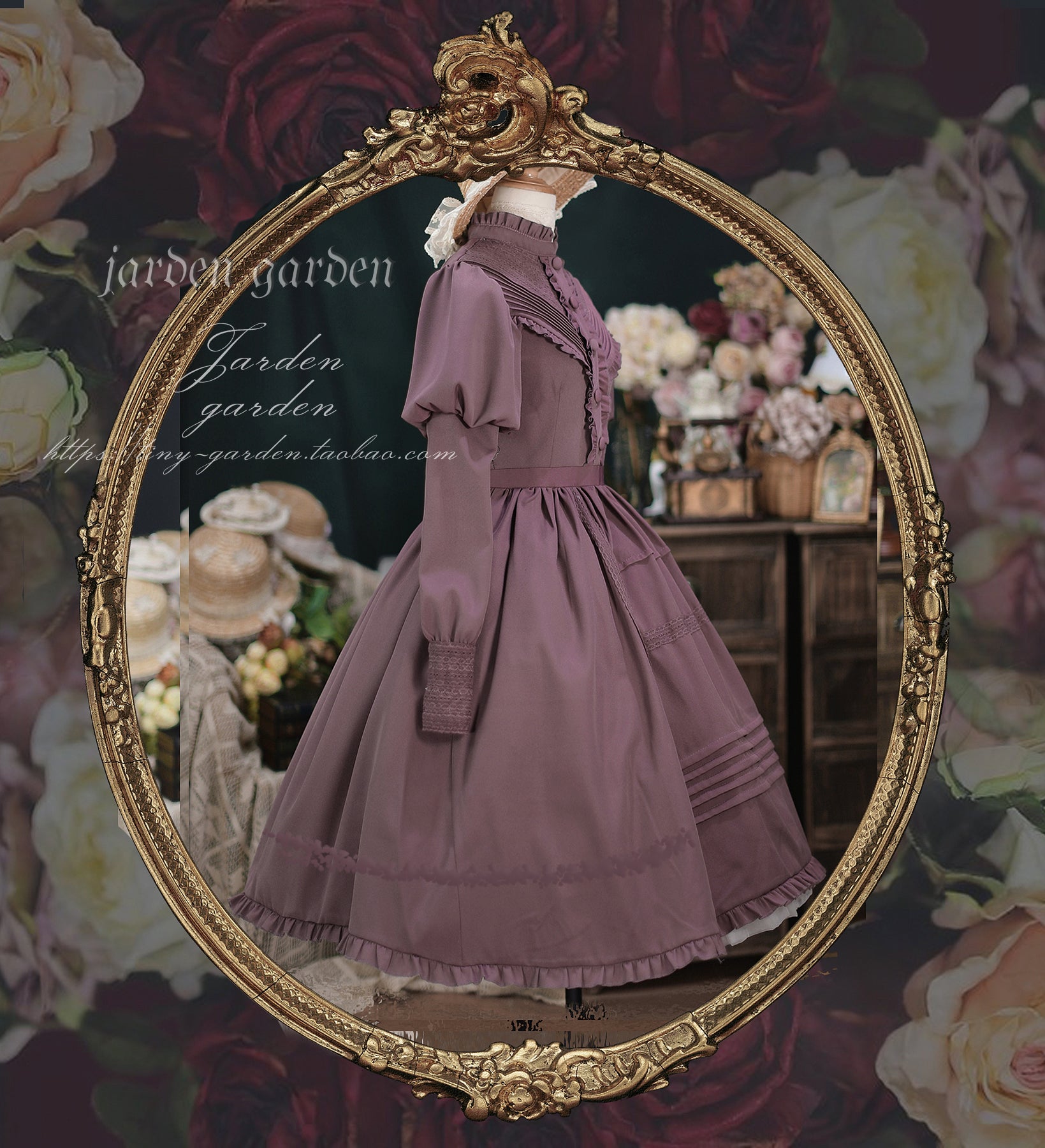 [Pre-order] Black Forest Classic Gigot Sleeve Dress