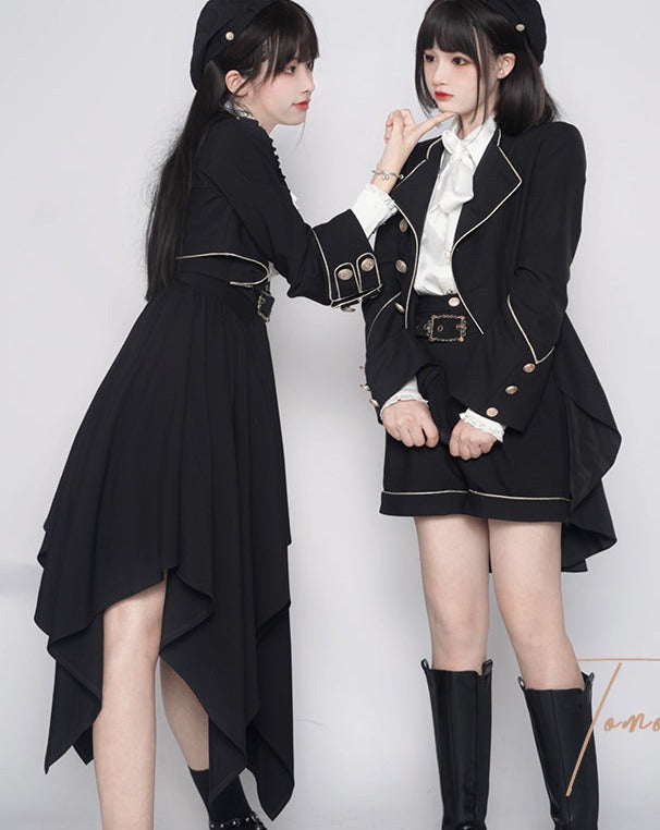[Pre-order] Tomorrow's Pledge Uniform-style strap skirt setup