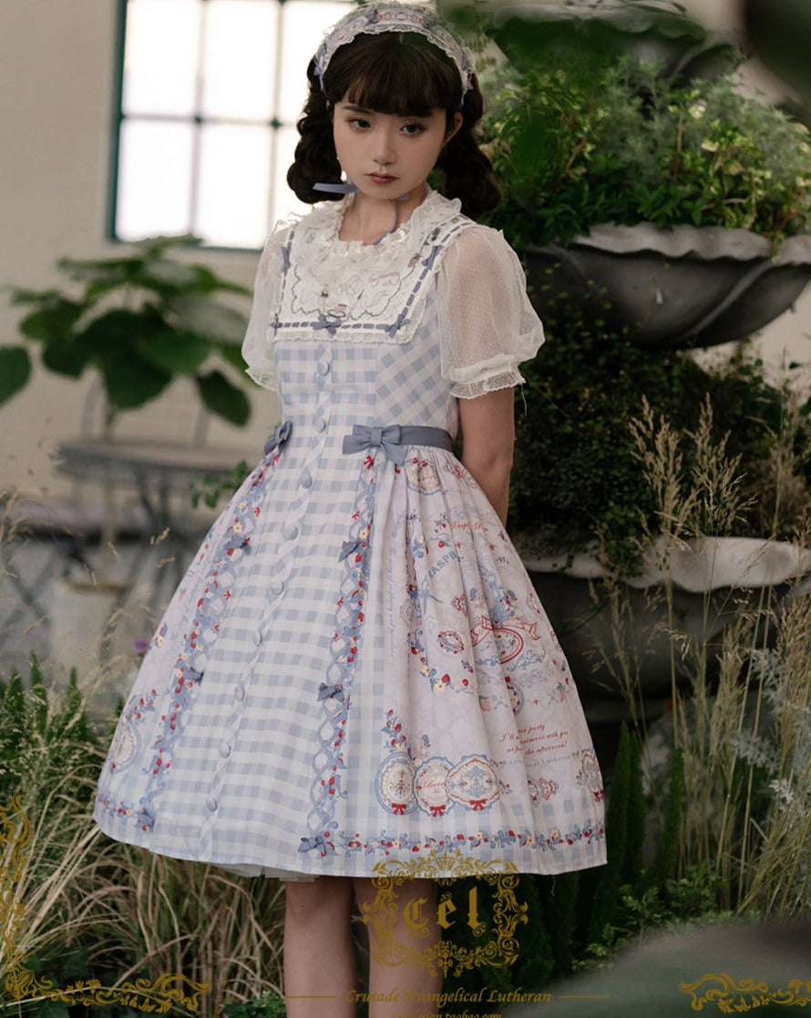 Porcelain Teaparty パステルカラージャンパースカート