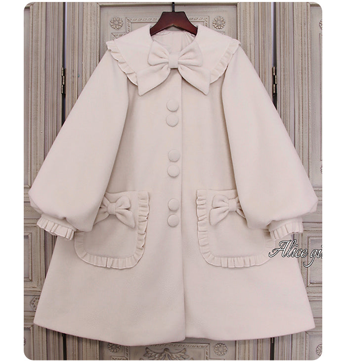 pastel ribbon coat