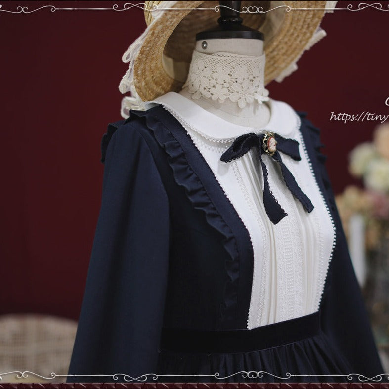 [Pre-order] British classical brushed dress