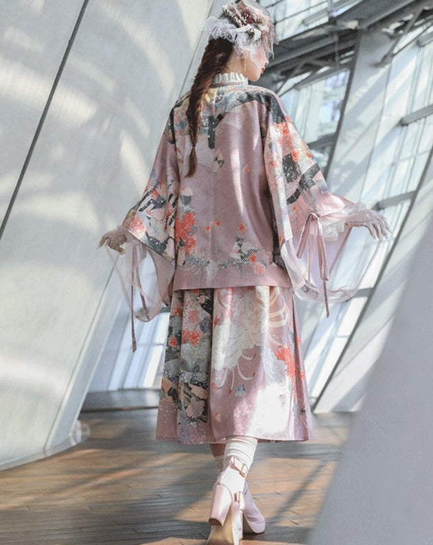 Japanese loli moss peach blooming elegant skirt