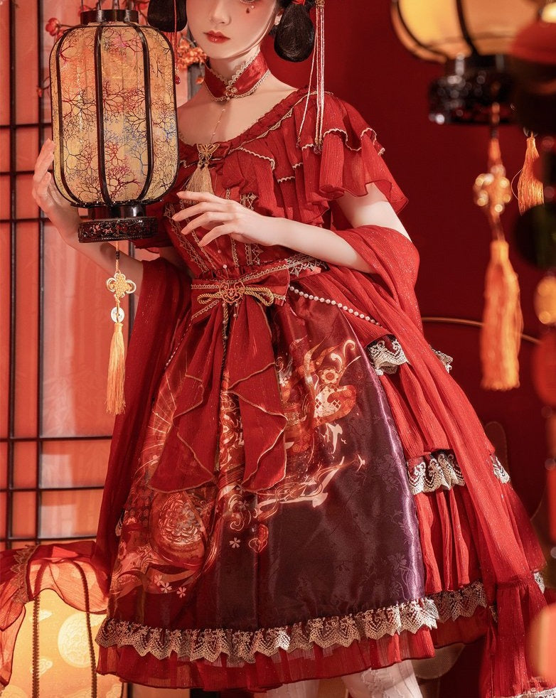 華ロリ 中国宮殿のプリンセス風ドレス