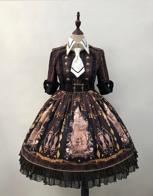Nutcracker dress with idol-style tie