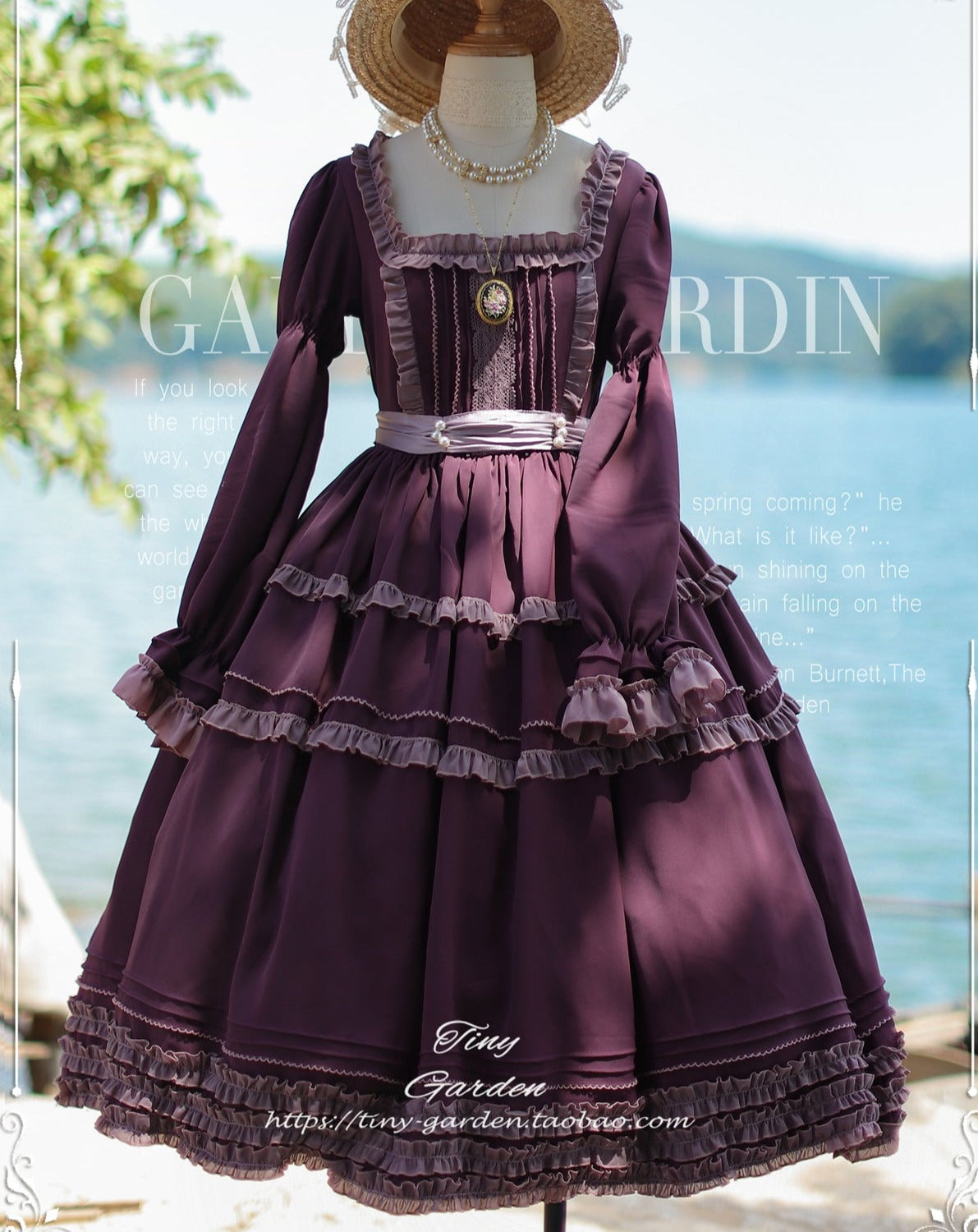 [Pre-order] Antique ball elegant classical long-sleeved dress