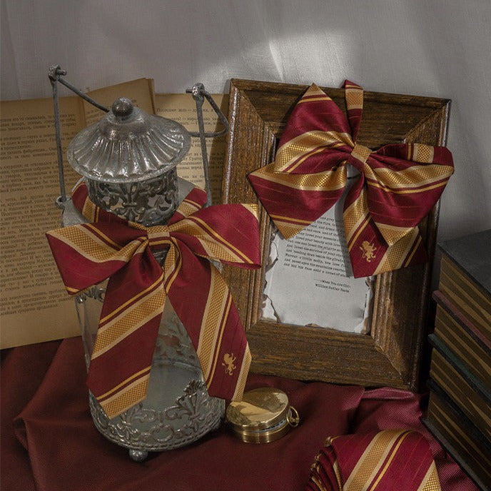 Hogwarts School of Witchcraft and Wizardry Striped Ribbon Tie [20% OFF for combined purchases]
