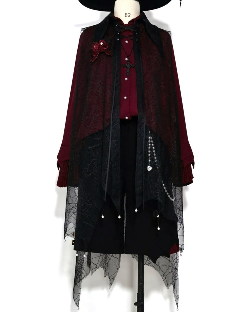 [Pre-order] Ukimitsu Mikage Prince Series Spider Sheer Long Gilet