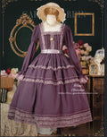 [Pre-order] Antique ball elegant classical long-sleeved dress