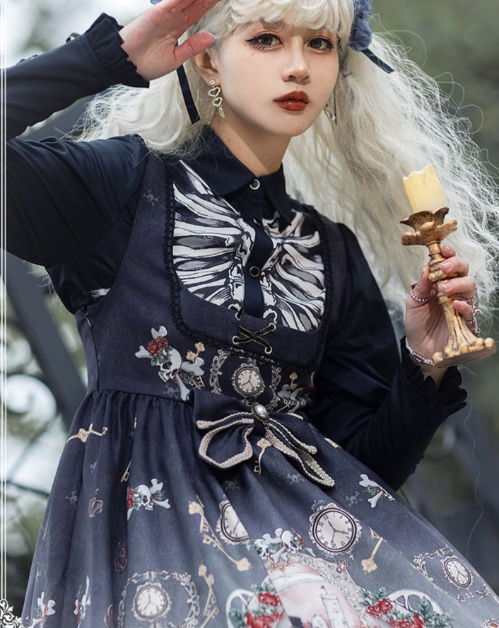 【予約販売】Dark Fairy Tales ゴスロリジャンパースカート
