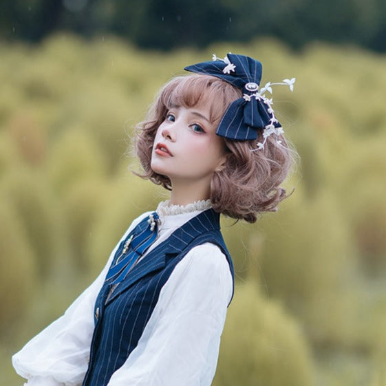 [Simultaneous purchase only] British Classical Lolita Ribbon Hair Accessory