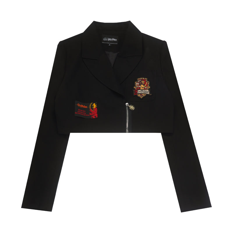 Hogwarts School of Witchcraft and Wizardry Zip Up Short Sailor Jacket