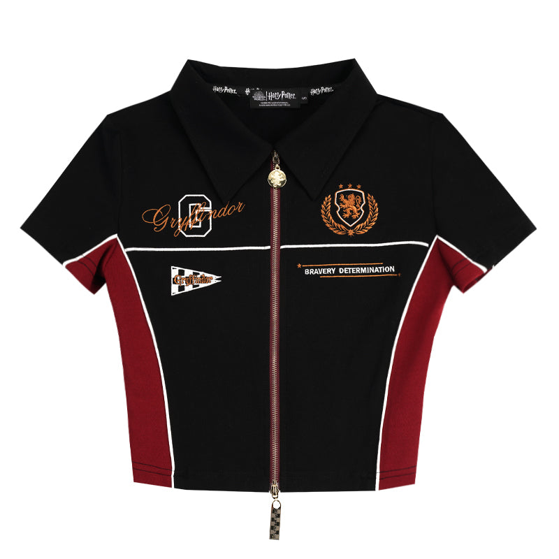 [Pre-order] Hogwarts School of Witchcraft and Wizardry Short length zip-up slim top
